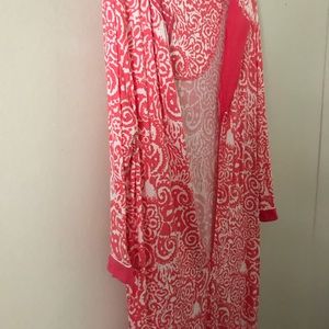 Jasmine Rose zip up robe.